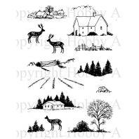 Hobby Art - Winter Scene-its