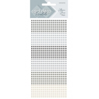 Card Deco Essentials - Adhesive Stones - Grey