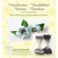 Le Crea - Meeldraden 2mm Ã‚Â±80 mat black & 80 parel zilver