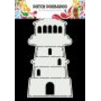 Dutch Doobadoo Card Art Vuurtoren 