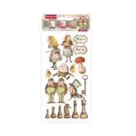Stamperia Chipboard - Alice - 17 stuks