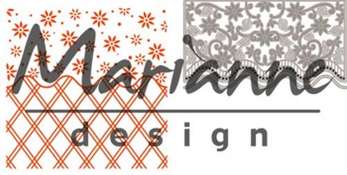 Marianne Design design folder de Luxe Anja's Flower