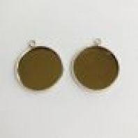 Hanger met 1 oog rond 25mm zetting (voor epoxy) 2st 