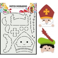 Dutch Doobadoo Card Art Built up Gluur Sint & Piet