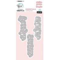 Studio Light Cutting Die Essentials Wordz nr 421