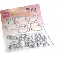 Marianne Design Clear Stamp  & Die set Eline's Animals