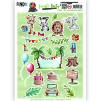 Yvonne Creations - Jungle Party - 3D Push Out  - Small Elements 2