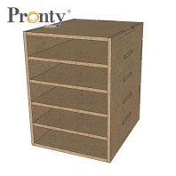 Pronty MDF OpbergsysteemHalf Box Drawer