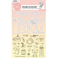 Studio Light Stamp & Cutting Die Sweet Stories nr 58