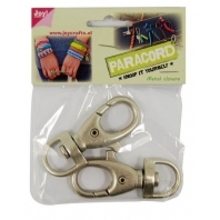 JoyCrafts Metalen Sluitingen musketon zilver - 2 stuks