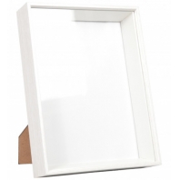 HobbyFun Dekoramen white 21,5x16,5x4cm ( MDF)