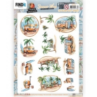 Yvonne Creations - Summer Vibes - 3D Push Out - Camping