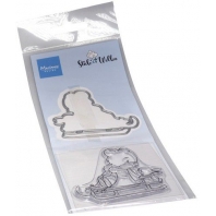 Marianne Design Clear Stamps & Dies Beer & Konijn