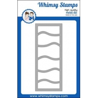 Whimsy Stamps - Slimline Waves Die