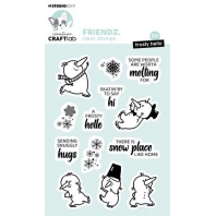 Studio Light Clear Stamp Friendz nr 570 frosty hello