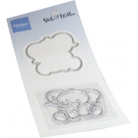 Marianne Design Clear Stamp & dies Elephant hug