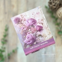 Whimsy Stamps - Quick Card Fronts - A2 Sympathy Bouquet 1
