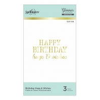 Spellbinders Birthday Hugs & Wishes Hot Foil Plate