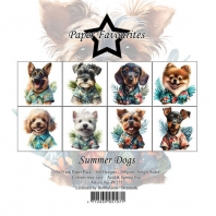 Paper Favourites - Summer Dogs - 15x15cm