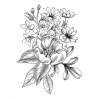 Spellbinders Pressed Bouquet Press Plate