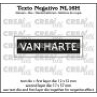 Creaties Texto Negativo Die VAN HARTE 