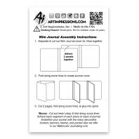 Art Impressions Slim Journal Template 5806