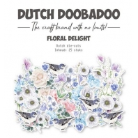 Dutch Doobadoo Floral Delight Dutch die-cuts 25stuks flowers