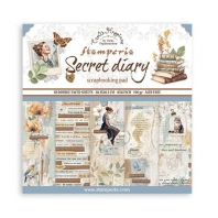 Stamperia - Secret Dairy 20,3x20,3cm