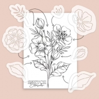 Sketch Stencils by Karin Joan - Florals 1