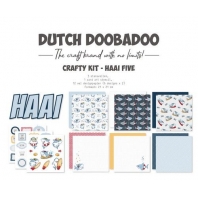 Dutch Doobadoo Crafty Kit Haai Five 21x21cm