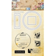 Studio Light Stamp & Cutting Die Pound ATC&stamps Wild & Free nr 81