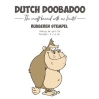 Dutch Doobadoo Rubber Stamp George de Gorilla
