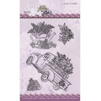 Berrie's Beauties - Lovely Lilacs - Clearstamp Pick Up Truck