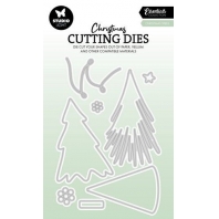 Studio Light Cutting Dies Christmas trees Essentials nr 844