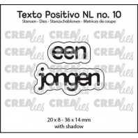 Crealies Texto Positivo Een jongen-NL