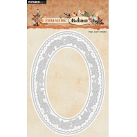 Studio Light Cutting Dies Oval Leaf wreath Everlasting Autumn nr 880