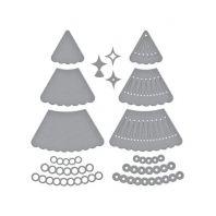 Spellbinders Cutting Dies Stitched Holiday Tree