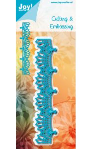 Joy!Crafts blauw kantrand