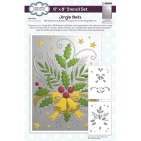 Creative Expressions Jingle Bells Companion Coloring Stencil
