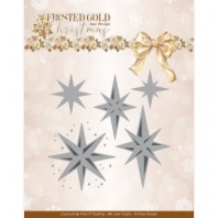 Amy Design - Frosted Gold Christmas - snijmal  Frosted Gold Stars