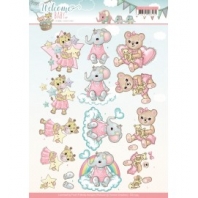 Yvonne Creations - 3D knipvel  Welcome Baby