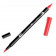Tombow Dual Brush Pen - Water Based - Poppy Red 856
