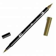 Tombow Dual Brush Pen - Water Based - Dark Ochre 027