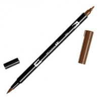 Tombow Dual Brush Pen - Water Based - Chocolate 969
