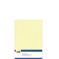 Card Deco Essentials - Linnenkarton A5 - Licht Geel 03 - 10 stuks