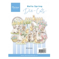 Marianne Design - Hello Spring - Die Cuts - 20 stuks
