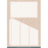 Card Deco Essentials - Folding Card Stencil - Hygge Harmony Tryptich