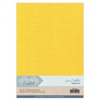Card Deco Essentials - Linnenkarton A4 - Kanariegeel 06 - 10 stuks