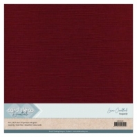 Card Deco Essentials - Linnenkarton Scrap - Bordeaux 14 - 10 stuks