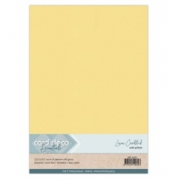 Card Deco Essentials - Linnenkarton A4 - Zachtgeel 101 - 10 stuks 